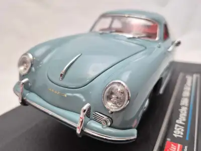 1957 Porsche 356A 1500 GS Carrera GT Meissen Blue 1:18 Rare BNIB, View more