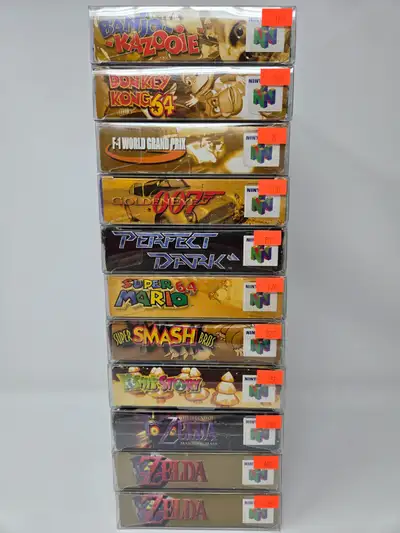 PRICE IS FIRM / NO BULK DEALS / NO TRADES Banjo-Kazooie $180 DK64 (Expansion PAK Bundle) $200 F1 Wor...