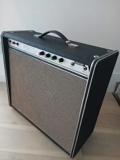 1970's  Carlsbro 50 Top (TUBE Amp), View more