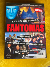 LOUIS DE FUNES  DVD TRILOGIE FANTOMAS NEUF