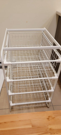 Algot frame wire basket ikea 41×60×70 etage rangement  4 tiroirs