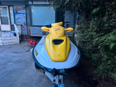 97 seadoo gti 2 stroke runs well new starter battery and jet pump rebuilt this month not using it as...
