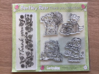 Bentley Bear Thank You Collection Stamps & Embossing Folder