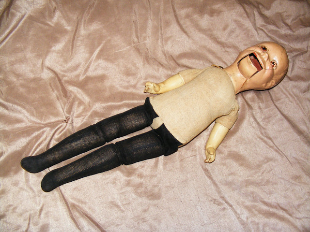 Vintage Ventriloquist Straw Filled Doll 1930's in Arts & Collectibles in Saint John
