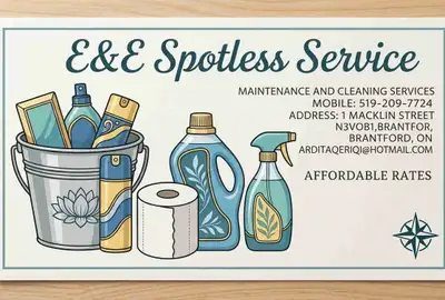Brantford,Paris,St. George and more, reliable cleaning lady , View more