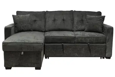 Brand New Sofa bed with Storage and Reversible Chaise Two pillow, View more