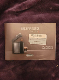 Cafetière Nespresso Vertuo.
