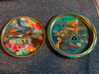 Vintage Tin Collectable Serving Trays