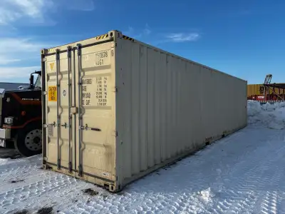New 1 trip 40’ High Cube sea cans. 2 available in stock $5800 Taxes and delivery not included -St.An...