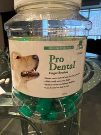 Pro Dental dog and cat finger toothbrushes. 