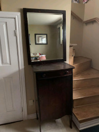 Antique  Console Table with mirror set