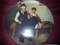 $5 Collectible Plate Norman Rockwell lighthouse keeper