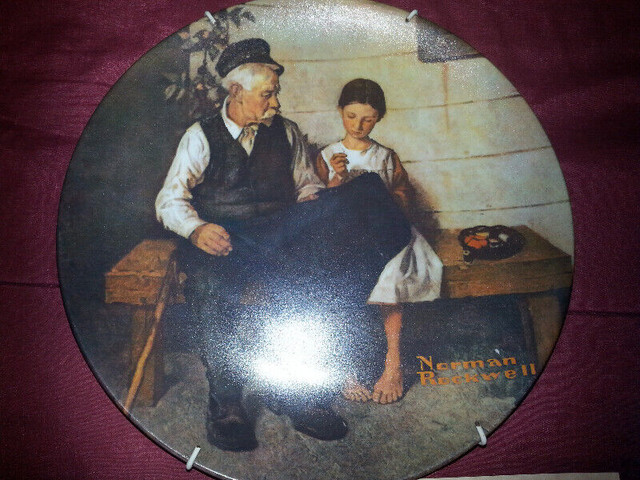 $5 Collectible Plate Norman Rockwell lighthouse keeper in Arts & Collectibles in Barrie