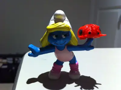Smurfs - Vintage Smurfette with Ladybug, View more