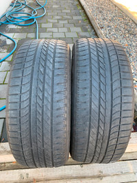 Pair of 275/45/21 M+S 110W Goodyear eagle F1 SUV 4X4 with 60%