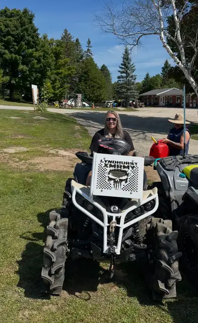 Canam Renegade 1000 CV tech clutch 32 inch assassinators Tuned Custom rad relocate Powder coated bum...