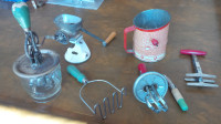 7 Vintage Kitchen Tools, See Listing, Various Prices