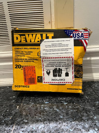 Dewalt compact drill/driver kit 20v lithium