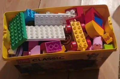 Lego Duplo large lot in Lego box., View more