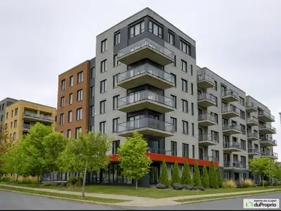 Modern FULLY FURNISHED 3 1/2 apartment for rent with heated interior parking. New insonorated constr...