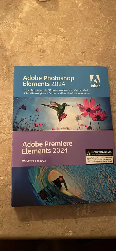 Adobe Photoshop elements et premiere elements 2024 neuf, View more