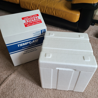 Tempaid polystyrene (EPS) cooler with cardboard box, View more