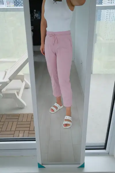 Spruce up your athleisure wardrobe with these gently used Lululemon Dance Studio Mid-Rise Cropped Pa...