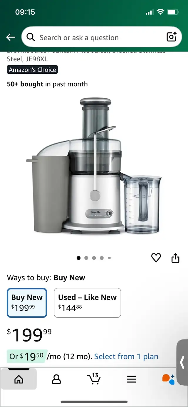 Breville Juice Fountain Plus Juicer in Processors, Blenders & Juicers in Thunder Bay - Image 5