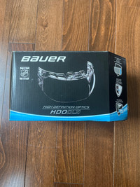 Bauer visor. - high definition optics  - hockey