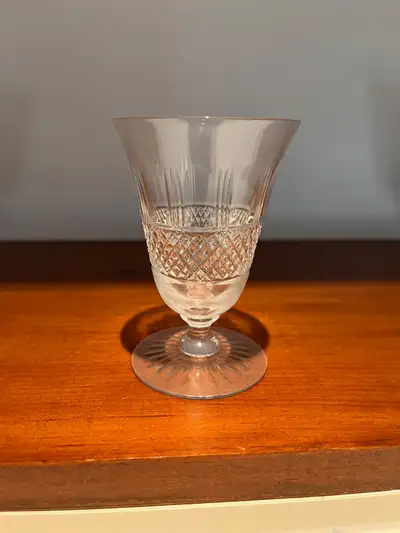Vintage crystal glasses (9), Grasmere pattern, View more