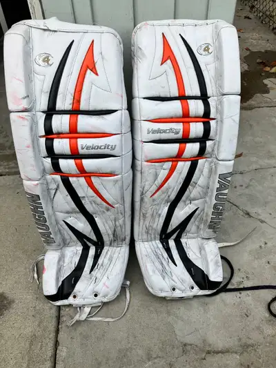 Hockey Goalie pads for sale., View more