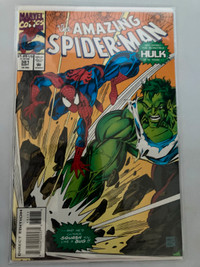 Spiderman and Hulk Marvel Comic Book Issue #381