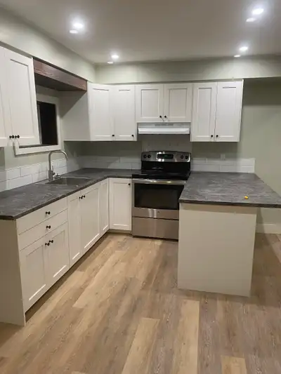 Newly renovated, above ground, 2 bed 1 bath basement suite with lakeview. Asking 2050 utilities and...