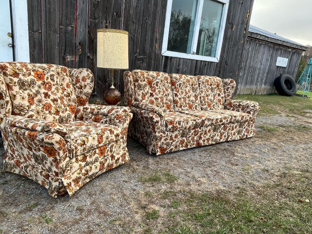 Floral couch and chair  in Couches & Futons in Peterborough - Image 4