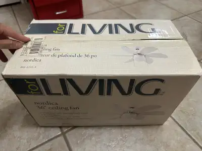 Brandnew Nordica Reversible 6-Blade Ceiling Fan with Lighting, View more