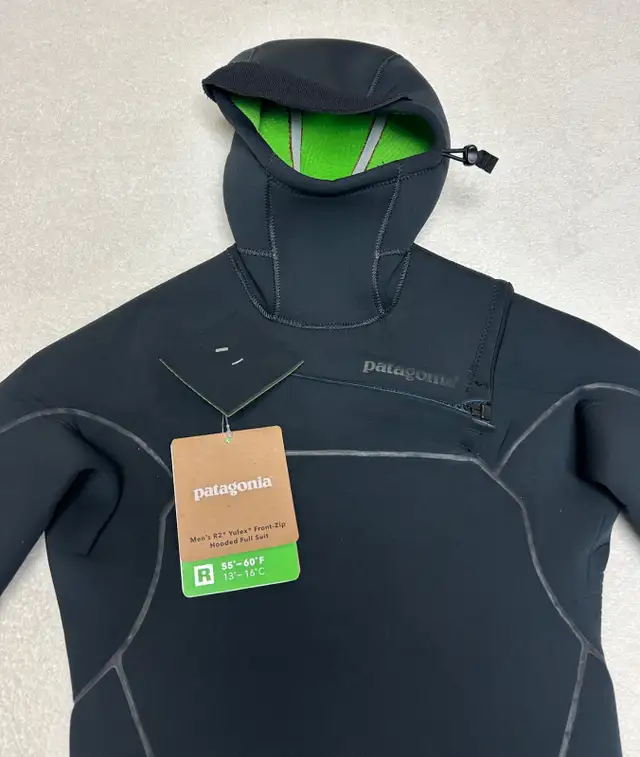 NEW! Patagonia Men's R2 Yulex Front-Zip Hooded Full Wetsuit63417636470657123
