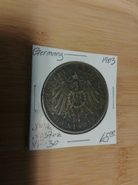 1903   germany .900 Au   .8037oz VF-30 coin