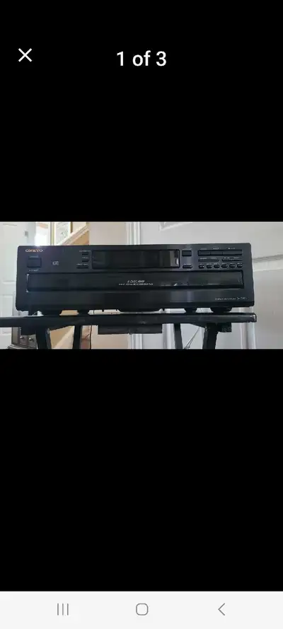 ONKYO 6 disc CD Changer DX C370, View more