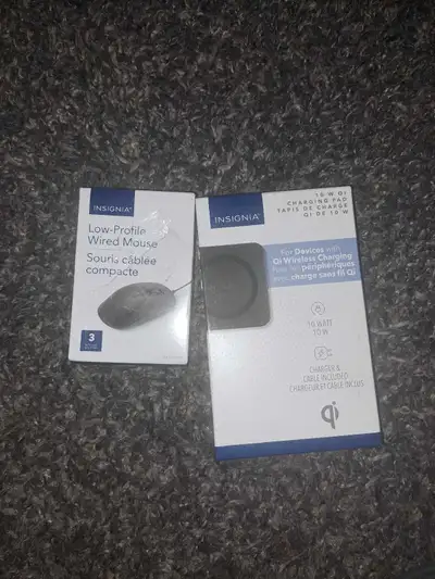 Insignia Mouse & Wireless Charger, View more