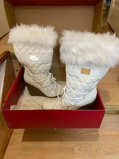 Guess Wide Wedge Boots, View more
