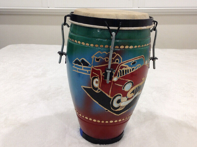 Cuba drum new condition 14" H x8" w form top x 5" w from bottom in Drums & Percussion in Hamilton - Image 2