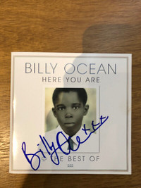 Billy Ocean Here You Are signed CD