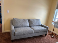 Pristine quality Lazy Boy graphite colour couch