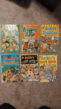 Lot of 6 very low grade Christian Spire Archie comics