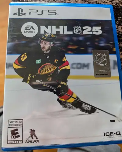Experience the thrill of the game with NHL 25 for the PS5, featuring updated rosters and enhanced gr...