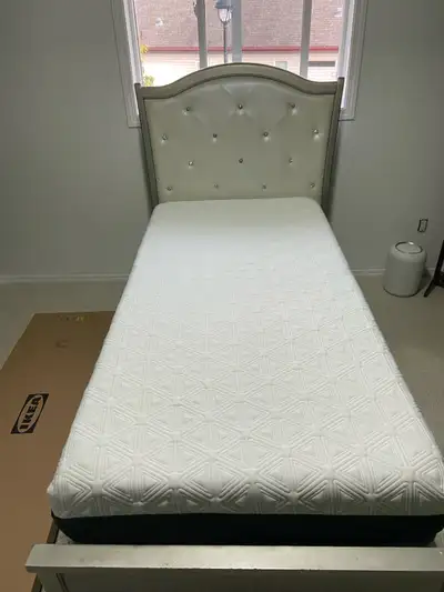 twin bedroom set and mattress, View more