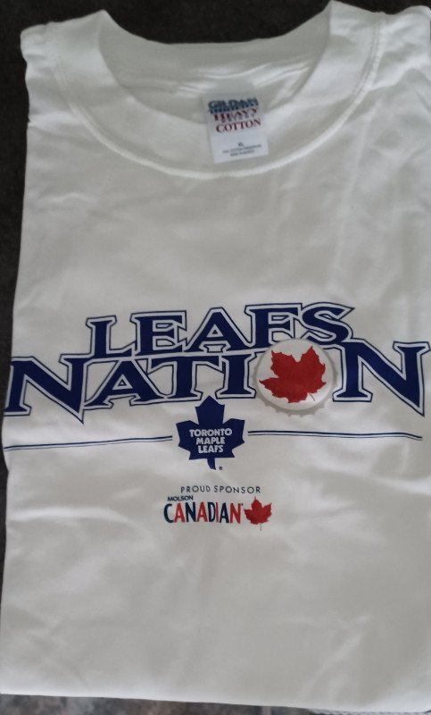 TORONTO MAPLE LEAFS NATION AND BEER BRANDED T-SHIRTS (Set of 4) in Arts & Collectibles in Barrie - Image 2