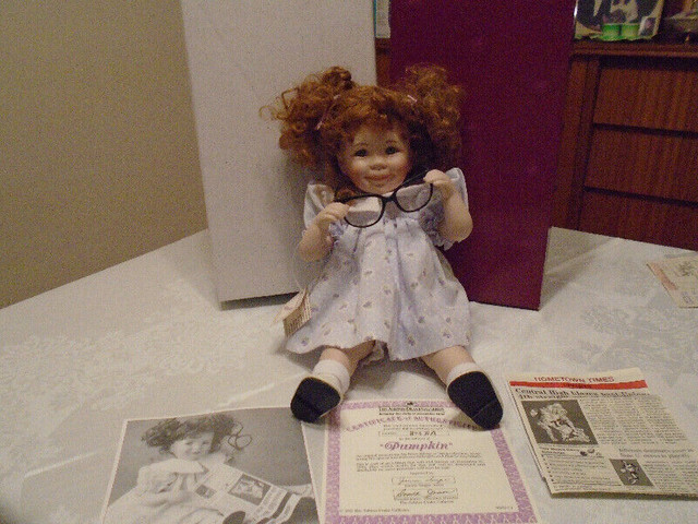 Collectable Doll "Pumpkin" in Arts & Collectibles in Edmonton - Image 2
