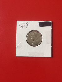1929 Canada 5 cents