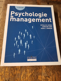 Psychologie et Management 3ieme édition Cheneliere